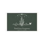Tend Your Frequency: Adjust Accordingly Botanical Moon Phases Outdoor Rug Doormat