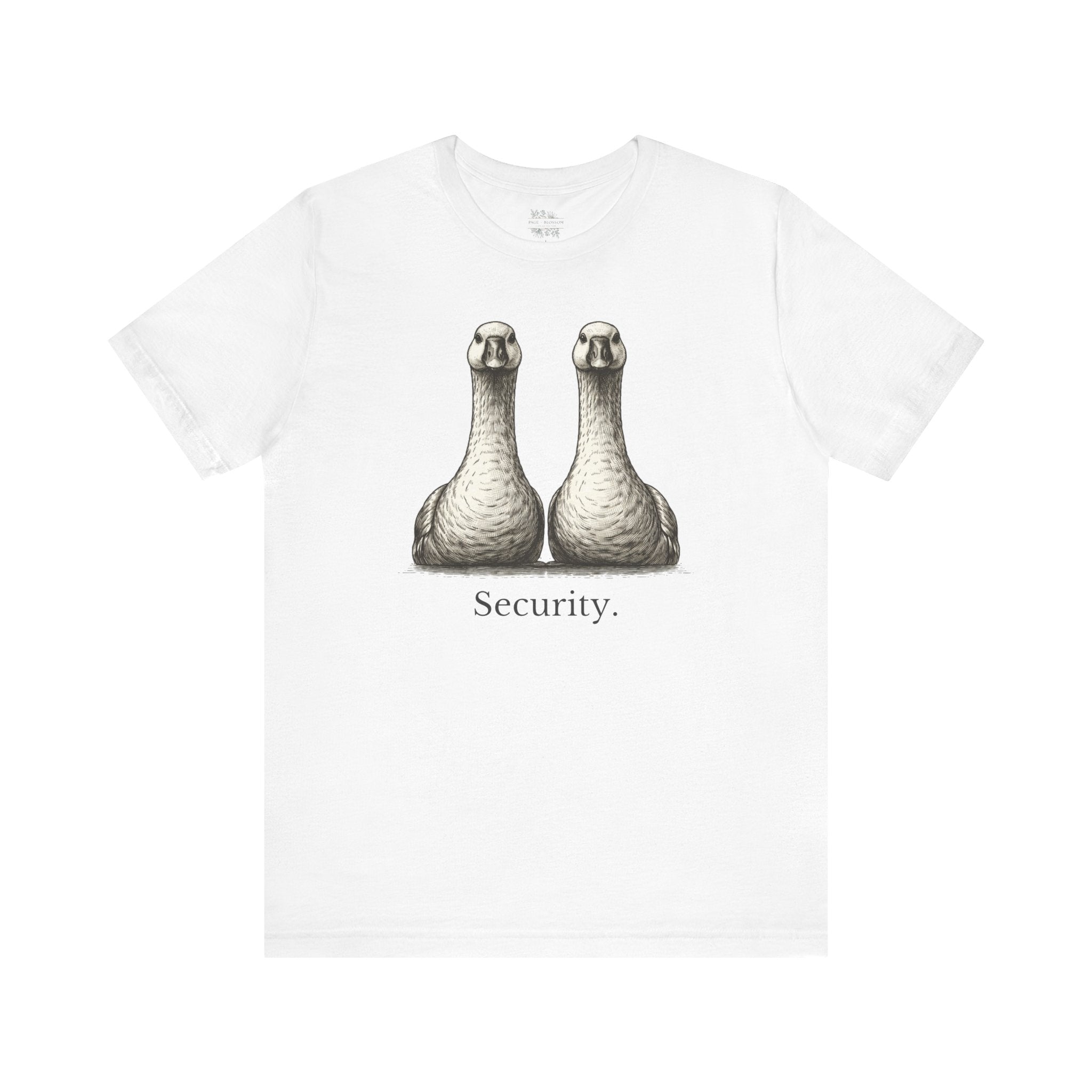 Security Geese Graphic Short Sleeve Tee