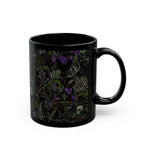 Nocturne Bloom Black Ceramic Mug