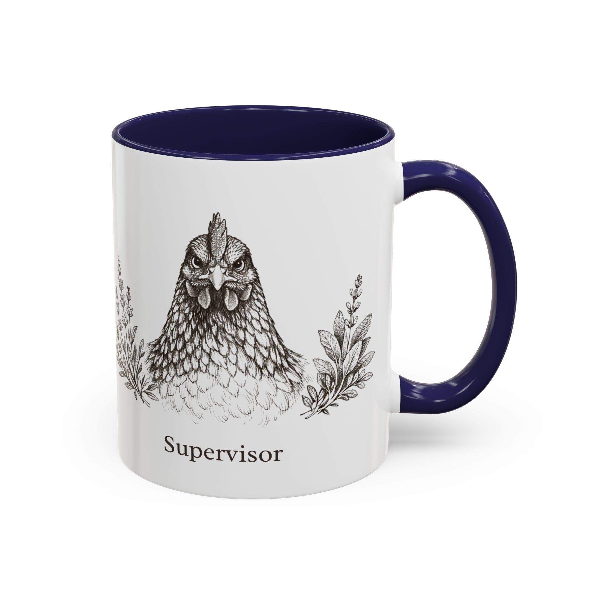 Chicken and Herb Supervisor Accent Coffee Mug