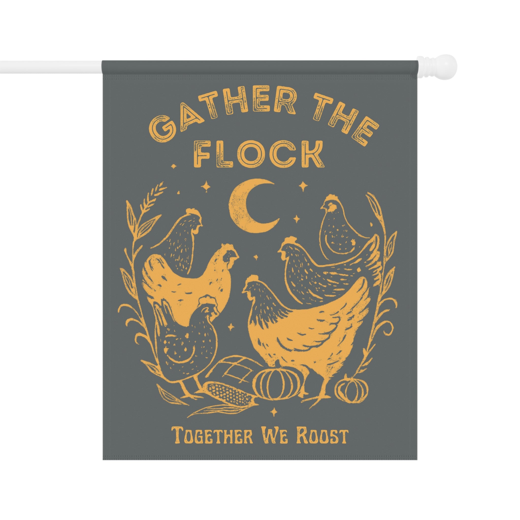 Gather The Flock Garden Banner