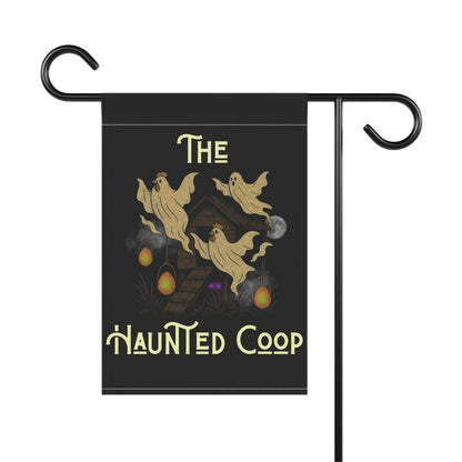 The Haunted Coop Garden & House Banner