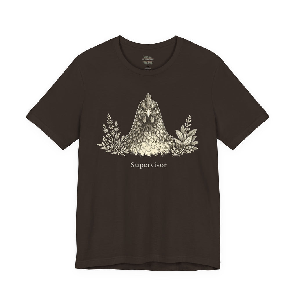 Chicken and Herb Supervisor Graphic Short Sleeve Tee