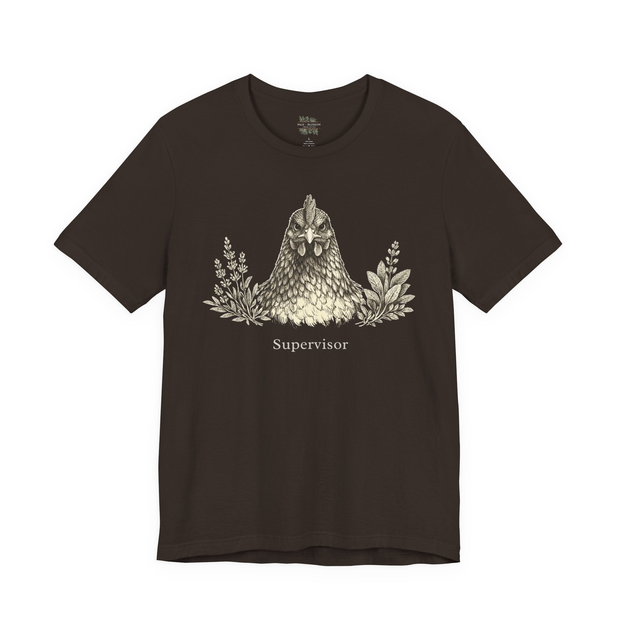 Chicken and Herb Supervisor Graphic Short Sleeve Tee