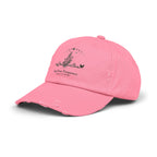 Tend Your Frequency: Adjust Accordingly Botanical Moon Phase Distressed Cap