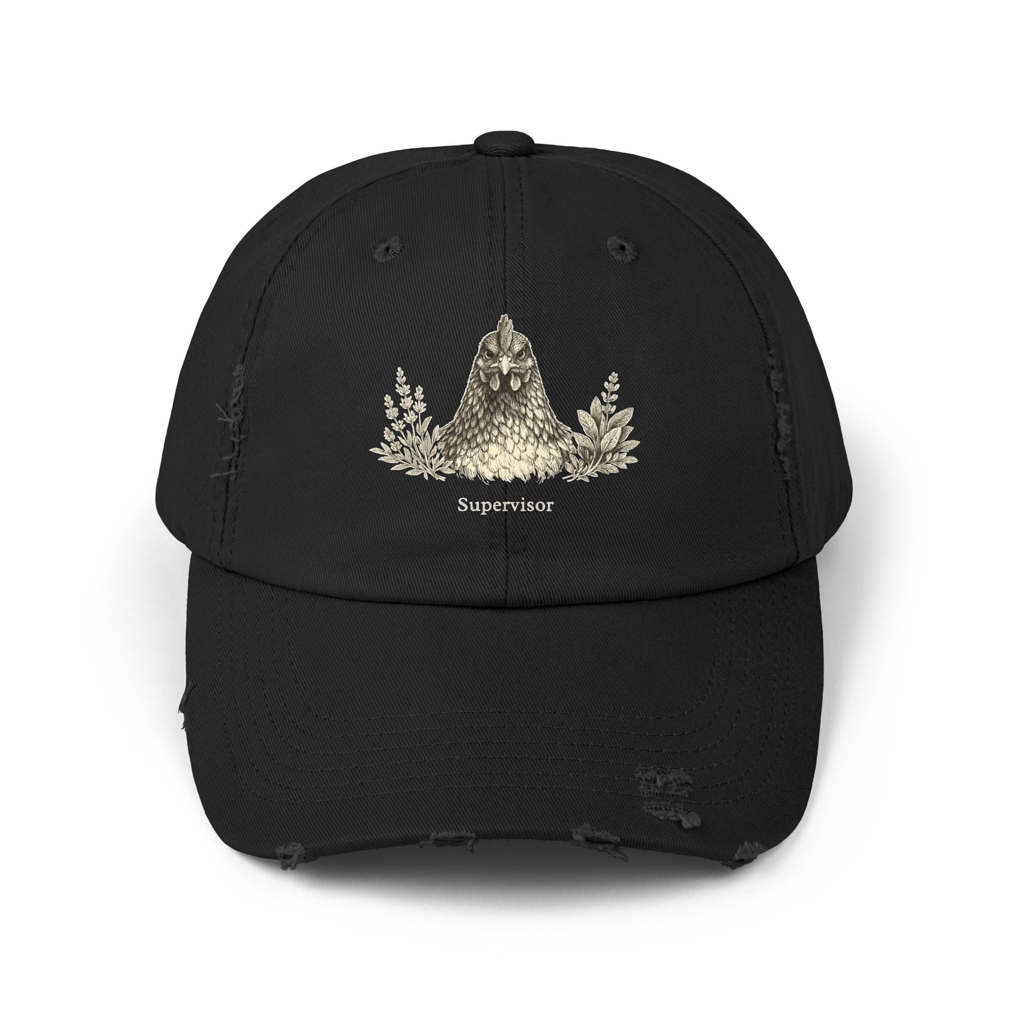 Chicken and Herb Supervisoer Distressed Cap