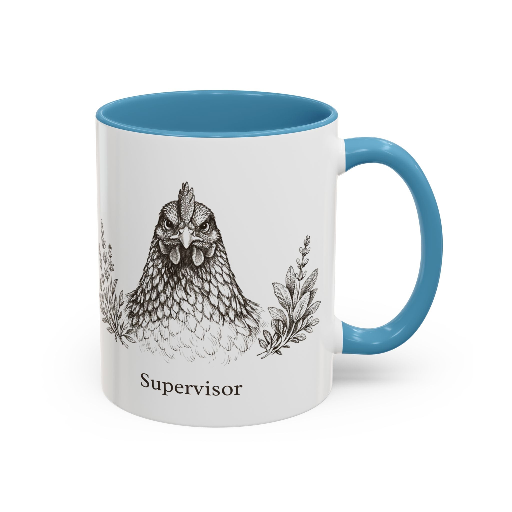 Chicken and Herb Supervisor Accent Coffee Mug