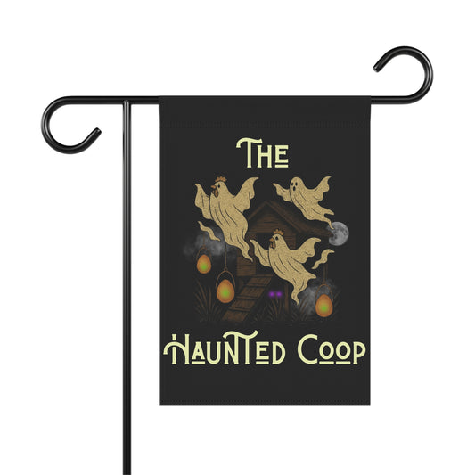 The Haunted Coop Garden & House Banner