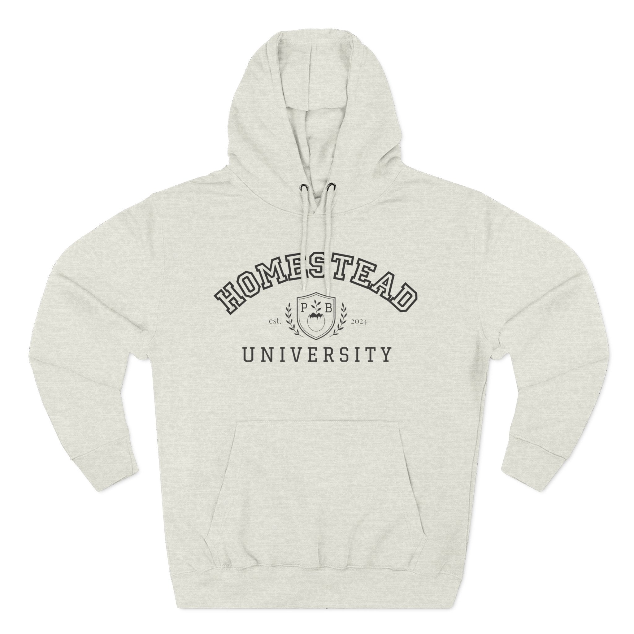Homestead University Hoodie — Cozy Collegiate Fleece Pullover