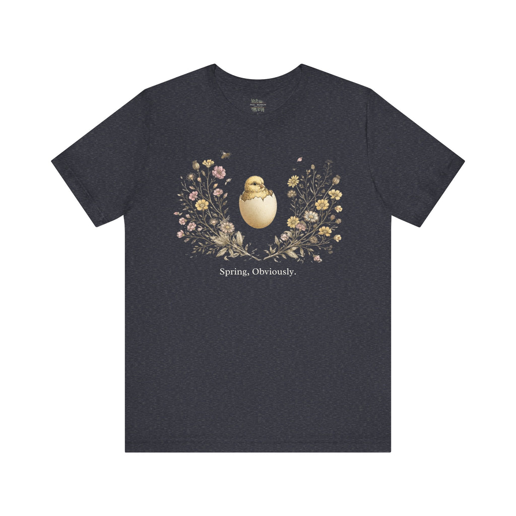 Spring Obviously Botanical Cracked Egg Graphic Tee