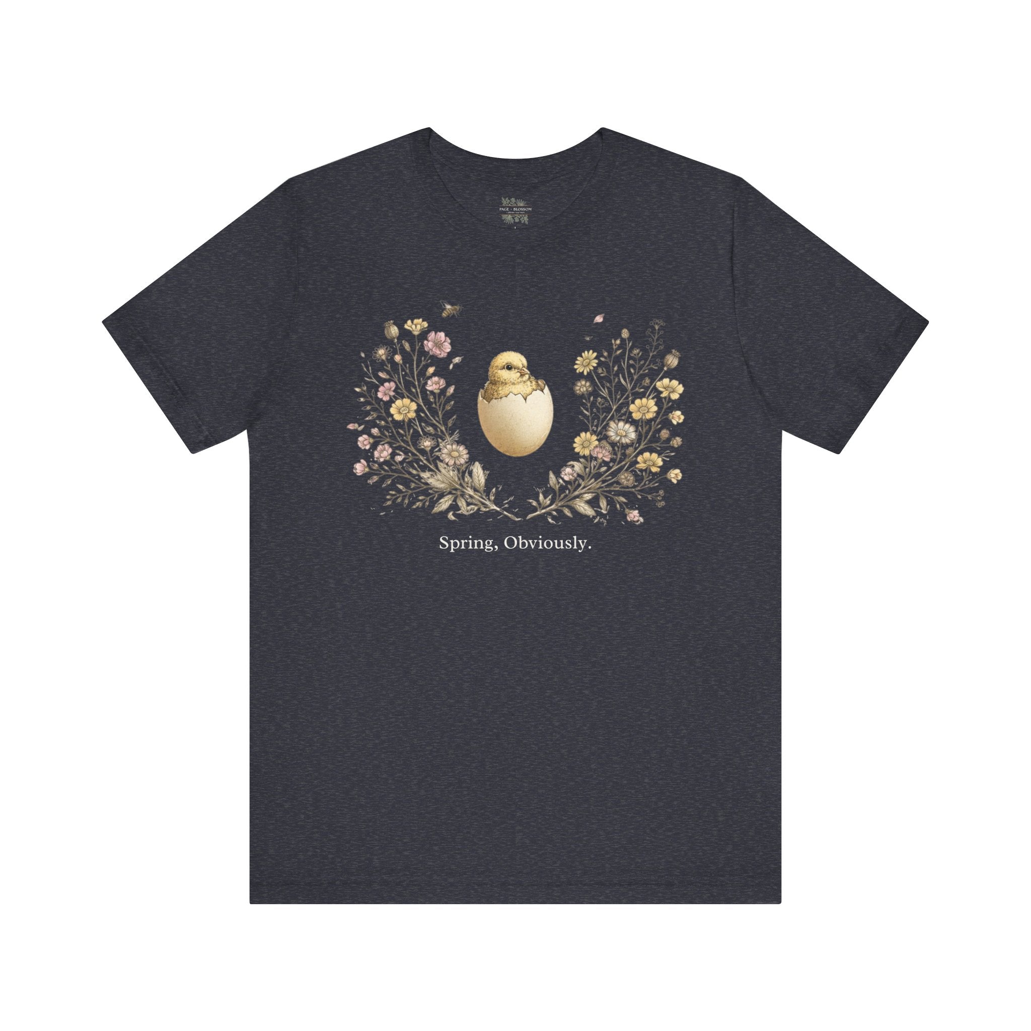 Spring Obviously Botanical Cracked Egg Graphic Tee