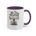 PAGE LN Vintage Floral Accent Mug