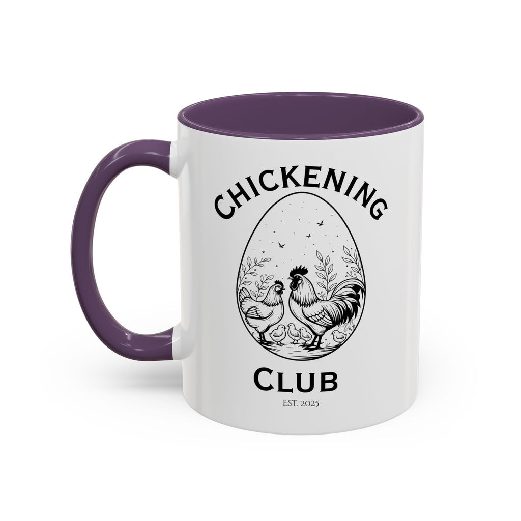 Chickening Club Ceramic Accent Mug: Your Morning Ritual, Elevated