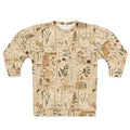 Botanical Herbarium Collage Sweatshirt