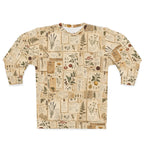 Botanical Herbarium Collage Sweatshirt