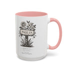 PAGE LN Vintage Floral Accent Mug