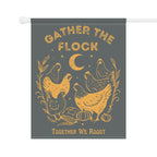 Gather The Flock Garden Banner
