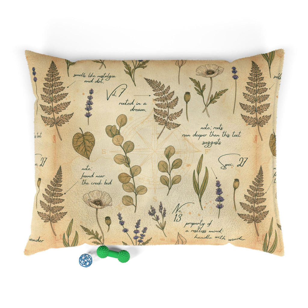 Field Guide Vintage Botanical Pet Bed Lounger