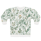 Botanical Coop Toile Vintage Farmhouse Sweatshirt