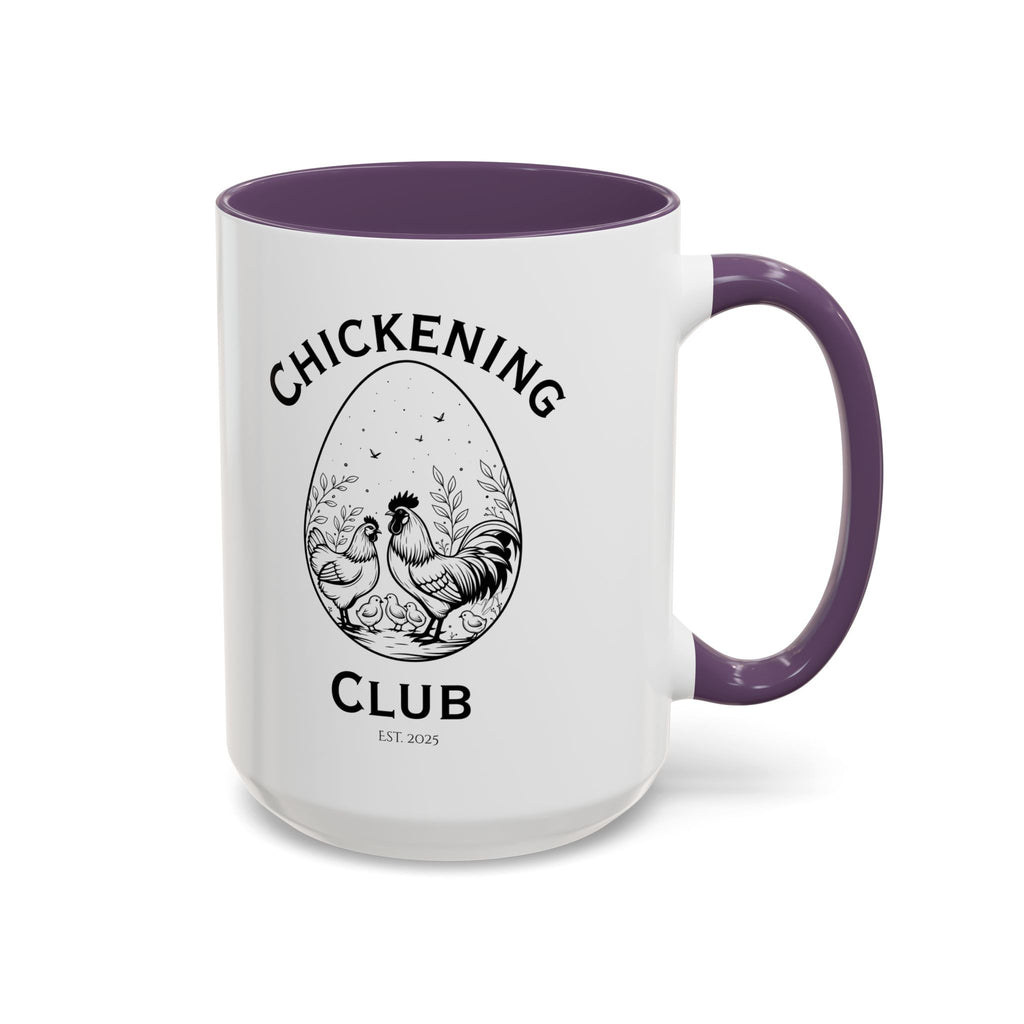 Chickening Club Ceramic Accent Mug: Your Morning Ritual, Elevated