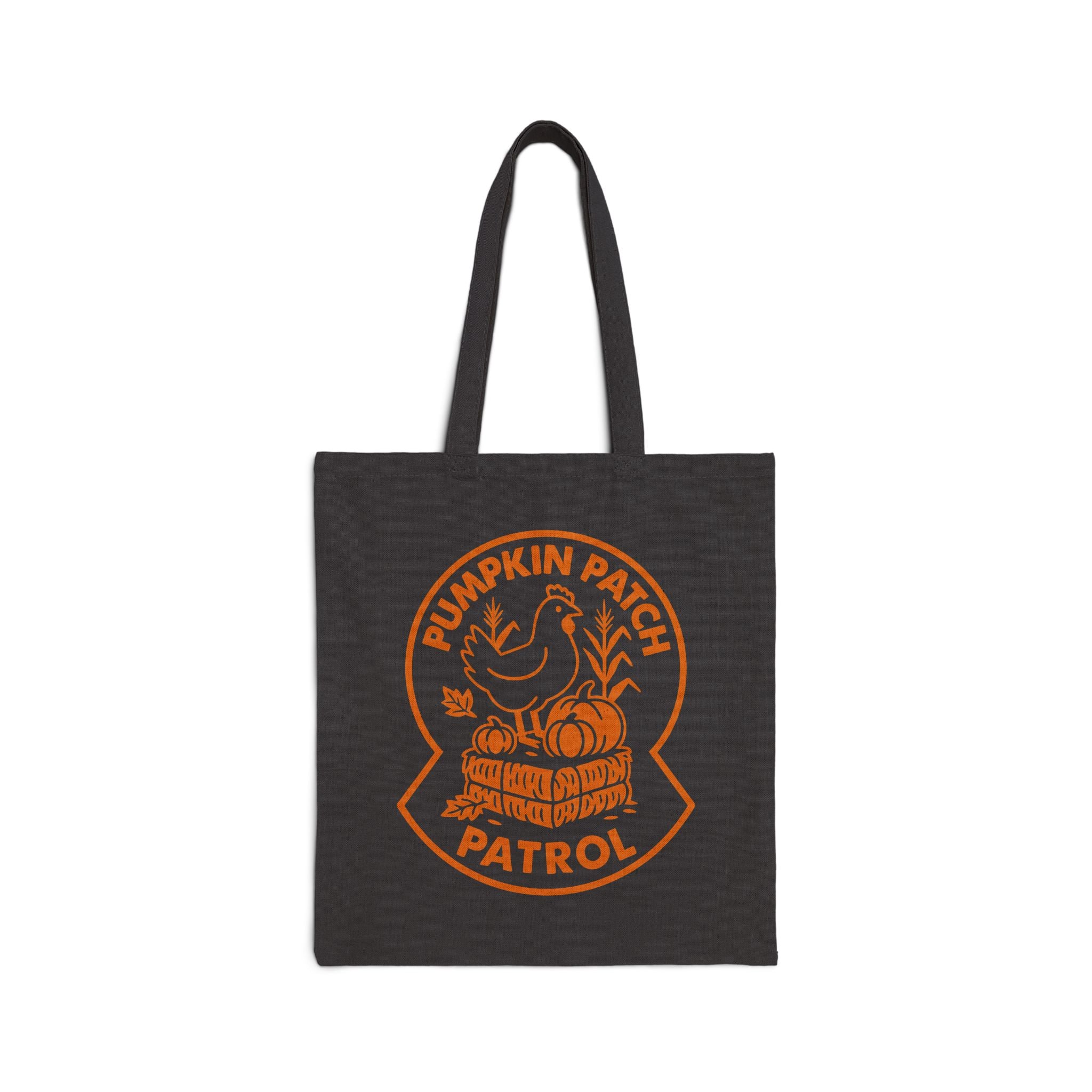 Pumpkin Patch Patrol Cotton Canvas Tote Bag