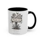 PAGE LN Vintage Floral Accent Mug
