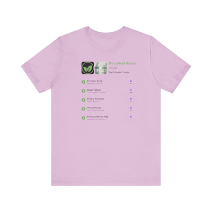 Botanical Beats Short Sleeve Tee - Your Garden Grooves Playlist
