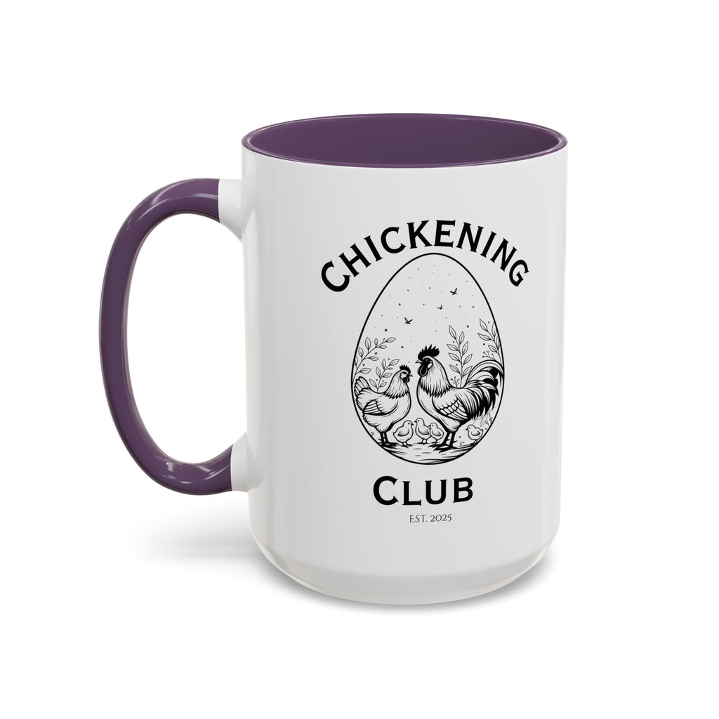 Chickening Club Ceramic Accent Mug: Your Morning Ritual, Elevated