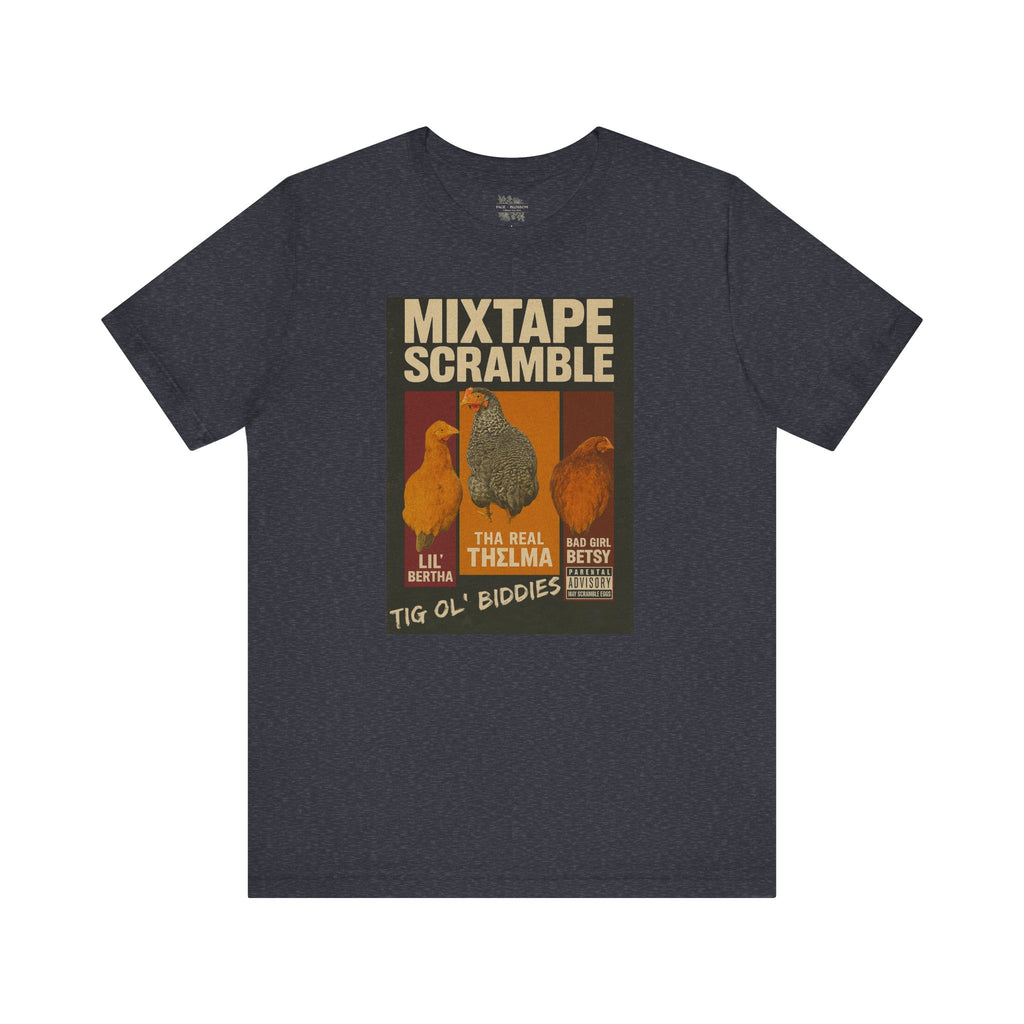Mixtape Scramble Retro Bootleg Chickens Short Sleeve Tee