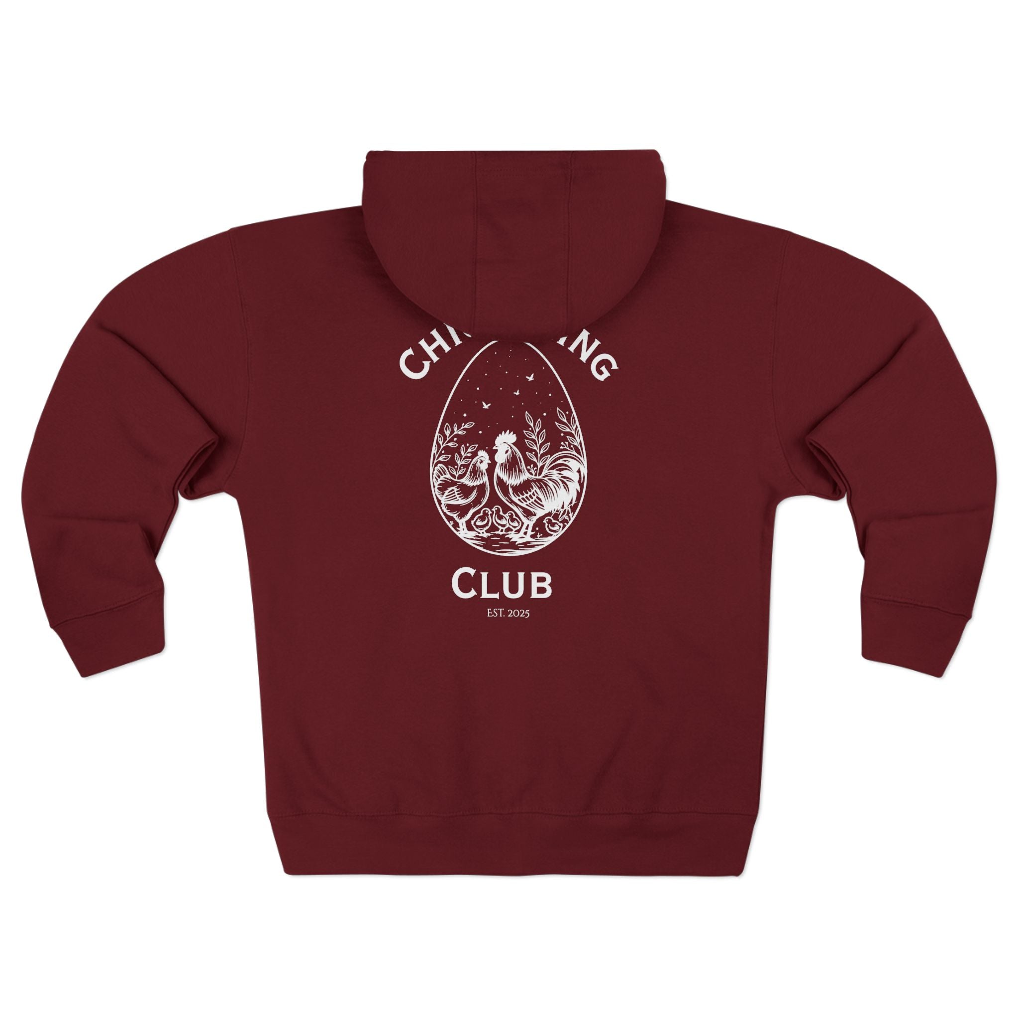 Strutwear Chickening Club Hoodie: The Official Zip-Up of the Coop