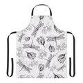 Floral Dragonfly Kitchen Apron