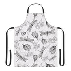 Floral Dragonfly Kitchen Apron
