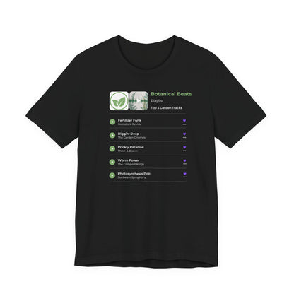 Botanical Beats Short Sleeve Tee - Your Garden Grooves Playlist