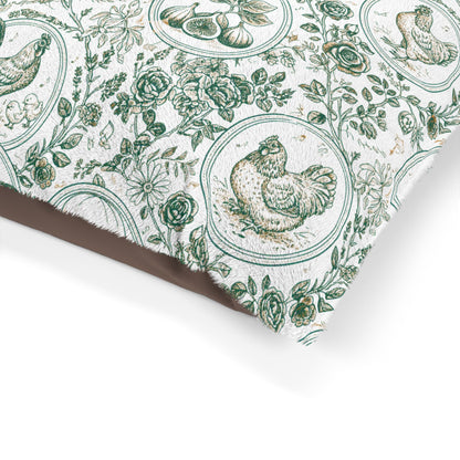Botanical Coop Toile Pet Bed Lounger