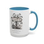 BLOSSOM RD Vintage Botanical Ceramic Accent Mug