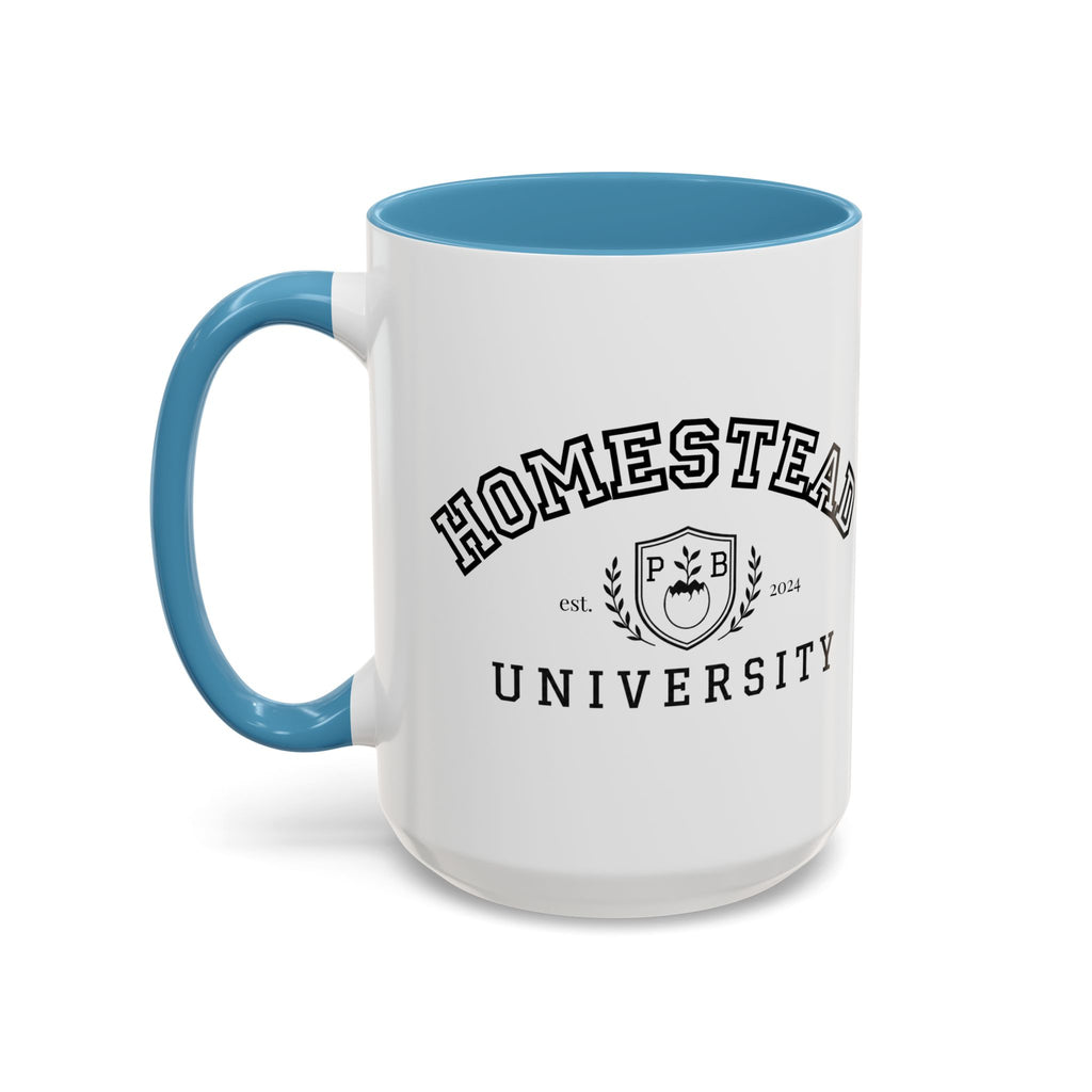 Homestead University Crest Accent Mug