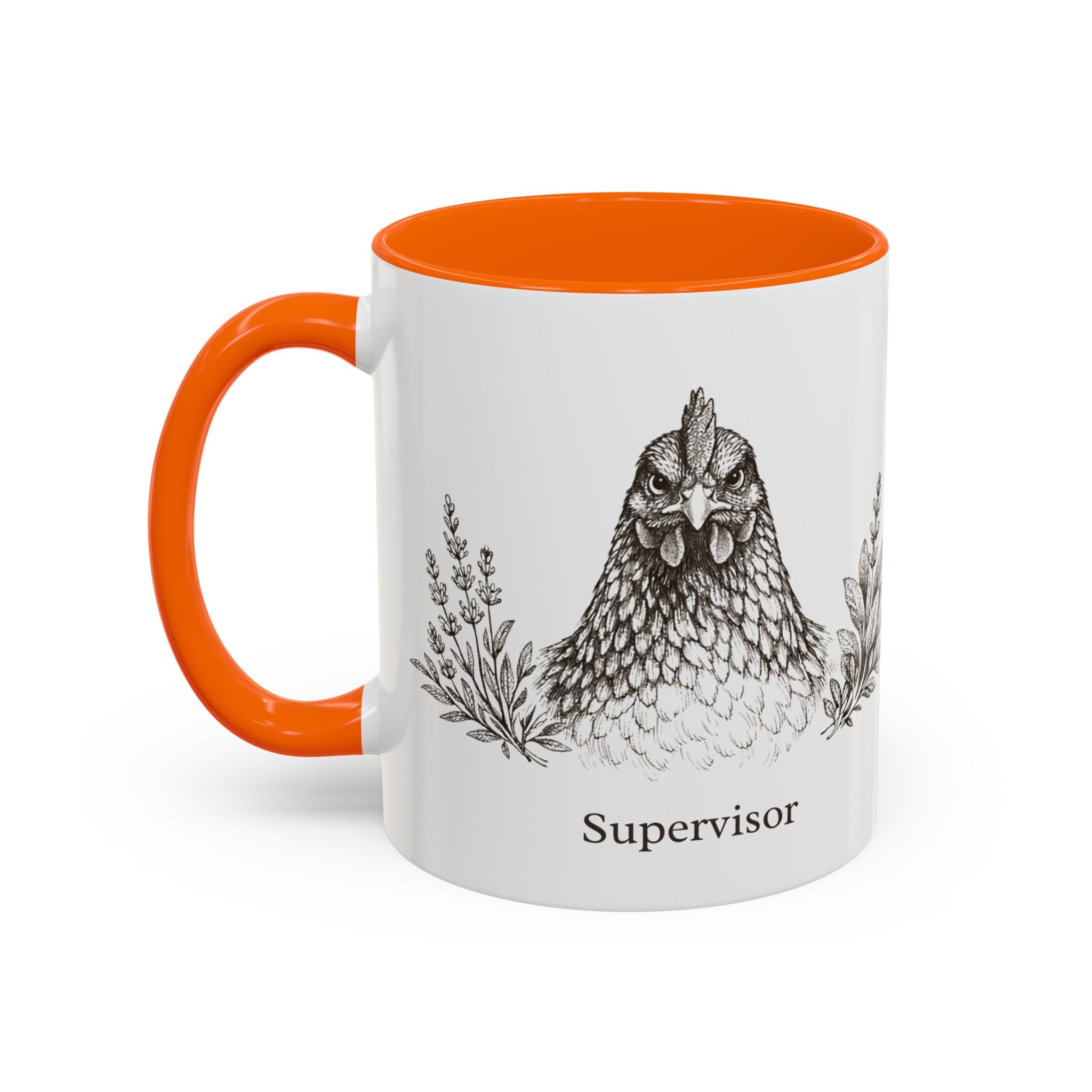 Chicken and Herb Supervisor Accent Coffee Mug