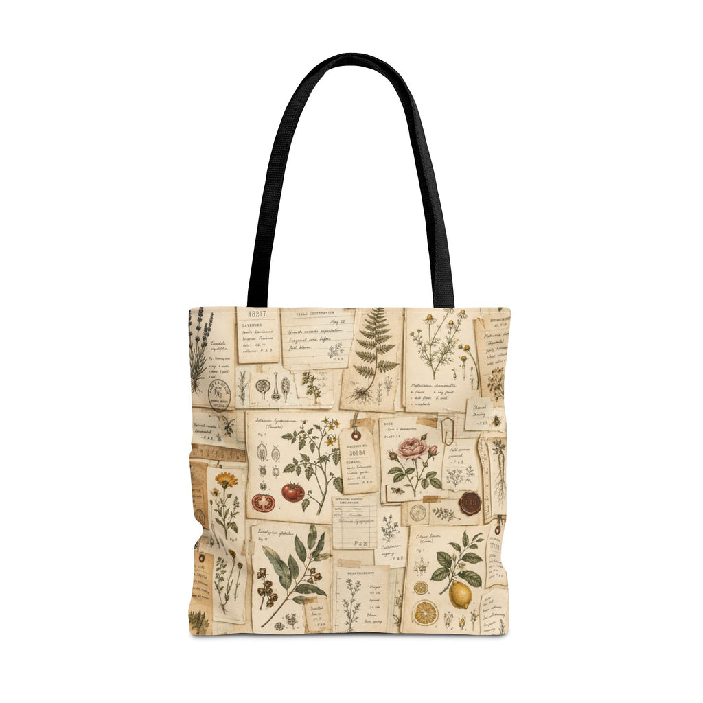 Vintage Botanical Studies Herbarium Tote Bag