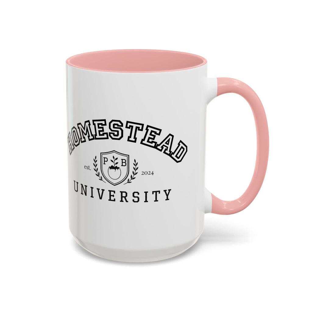 Homestead University Crest Accent Mug