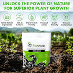 Fishnure Organic Fish Manure & Worm Casting Fertilizer (8 lb)