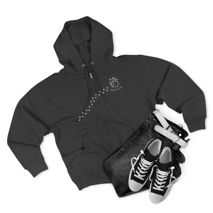 Chickening Club Winter Wonderland Snow Globe Zip Hoodie