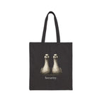 Security Geese Tote Bag — Vintage Illustration Cotton Canvas