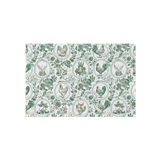 Botanical Coop Toile Outdoor Rug