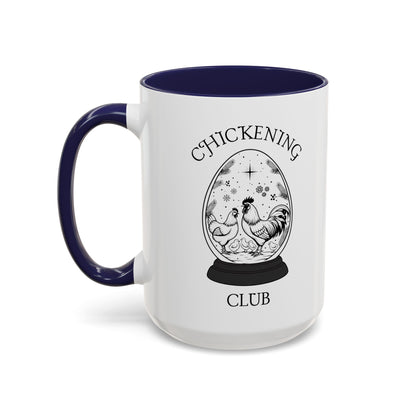 Chickening Club Winter Wonderland Snow Globe Accent Mug