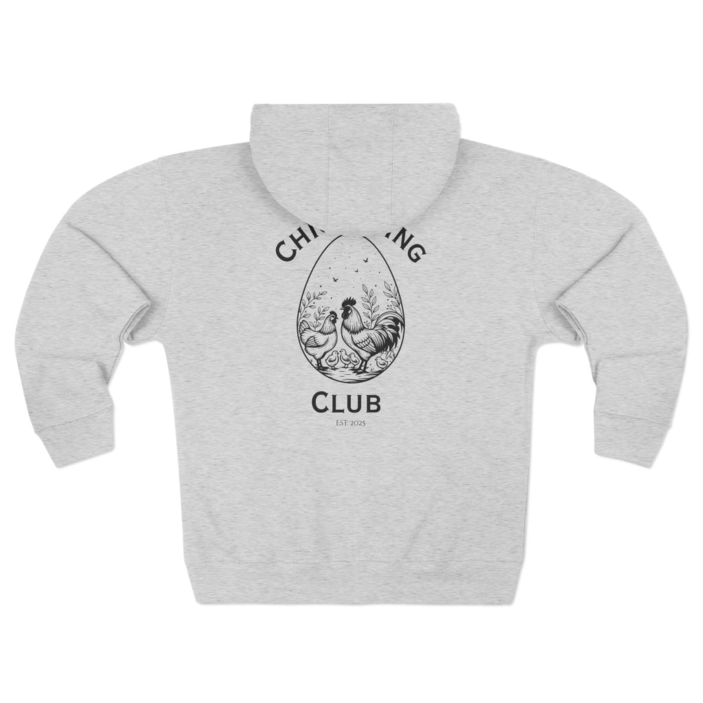 Strutwear Chickening Club Hoodie: The Official Zip-Up of the Coop
