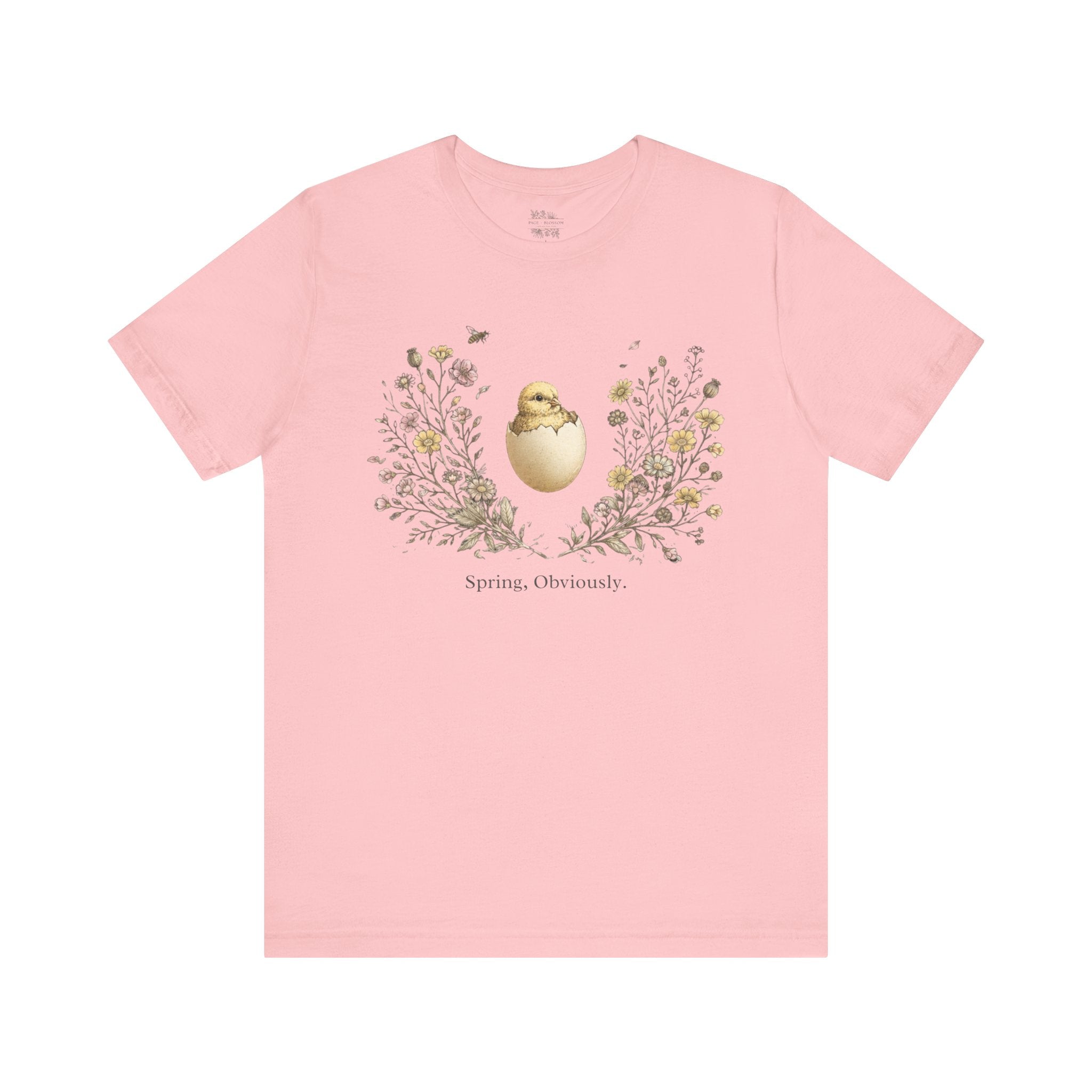 Spring Obviously Botanical Cracked Egg Graphic Tee