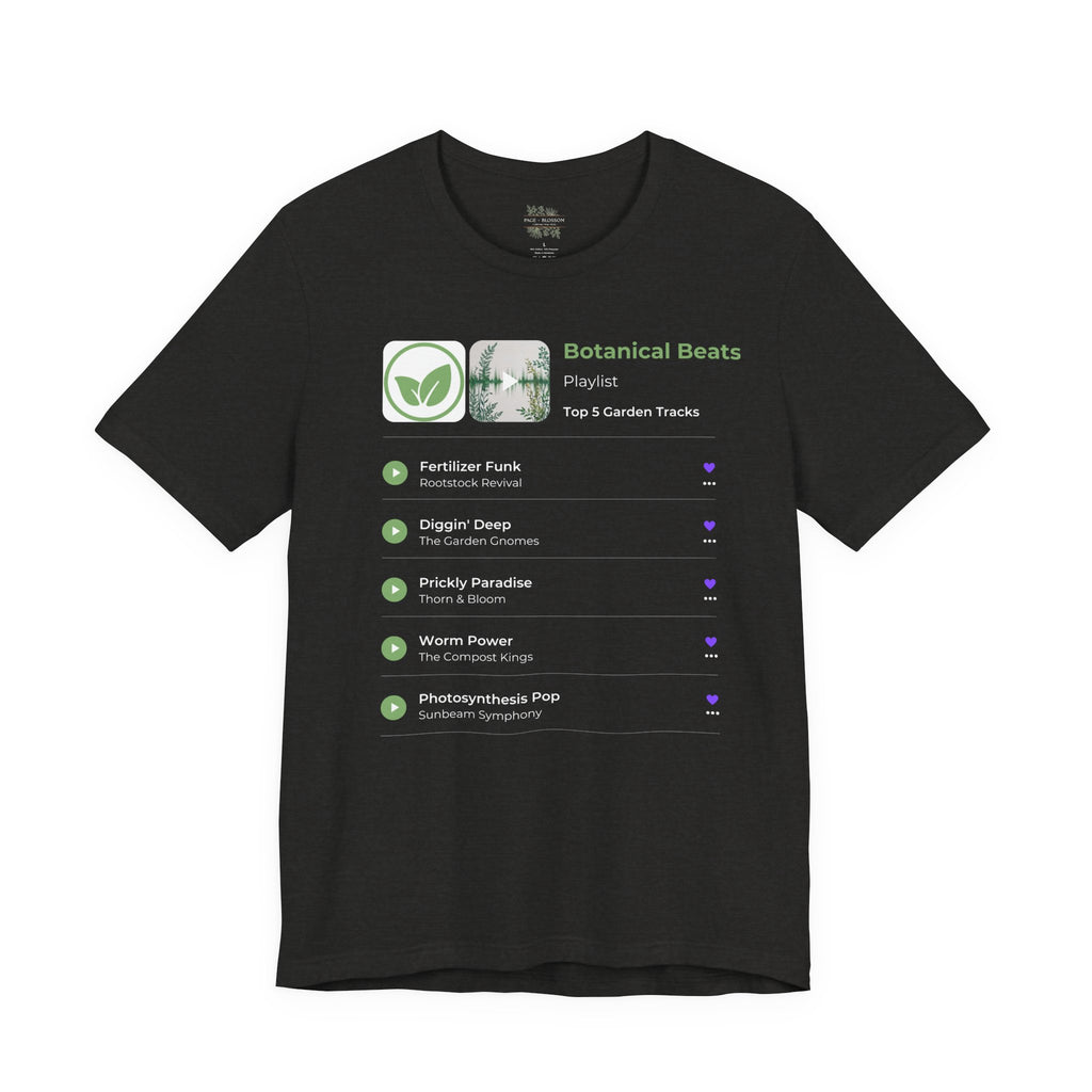 Botanical Beats Garden Grooves Playlist Short Sleeve Tee