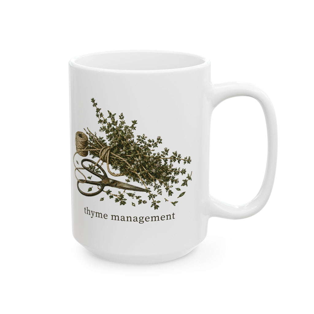 Thyme Management Herbal Ceramic Mug