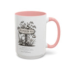 BLOSSOM RD Vintage Botanical Ceramic Accent Mug