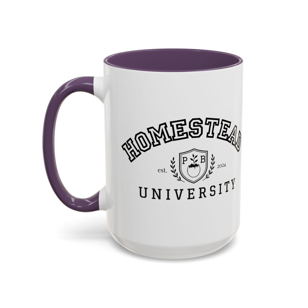 Homestead University Crest Accent Mug